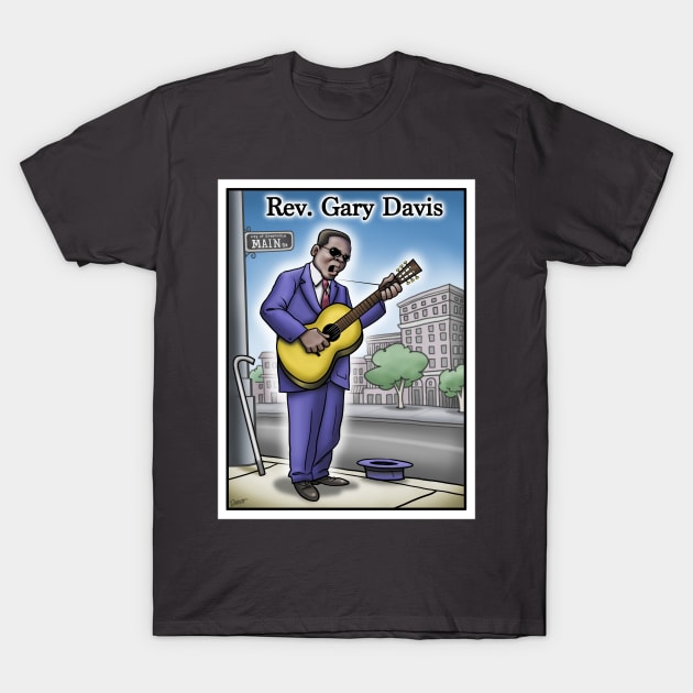 Reverend Gary Davis T-Shirt by donar